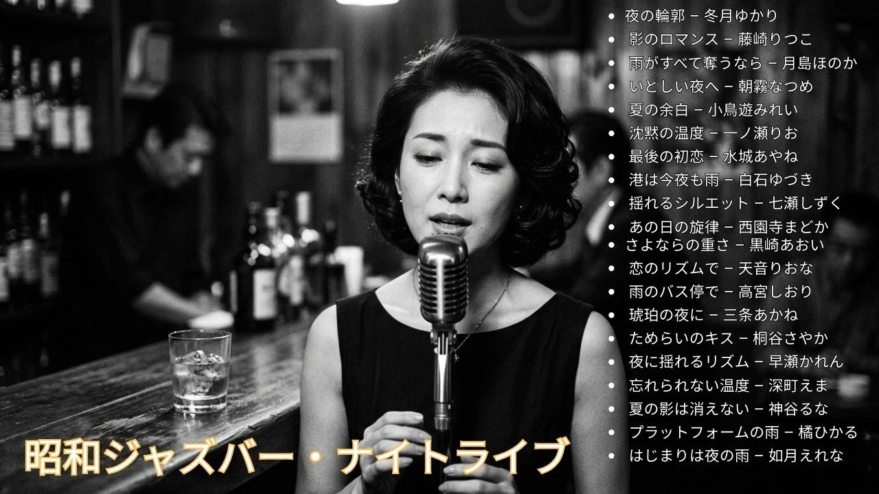 雨の昭和ジャズバー 🎷 ワインと愉しむ大人のジャズ