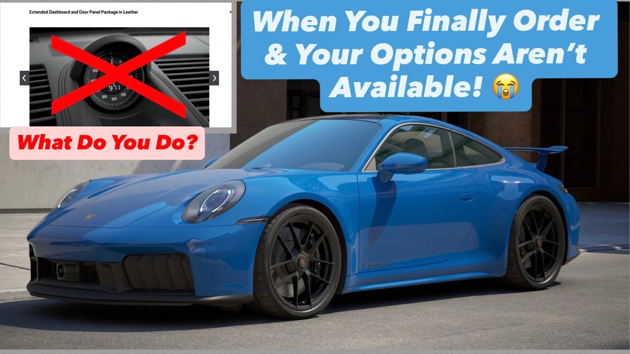 Неизвестные подробности заказа нового Porsche 911 | Опция недоступна