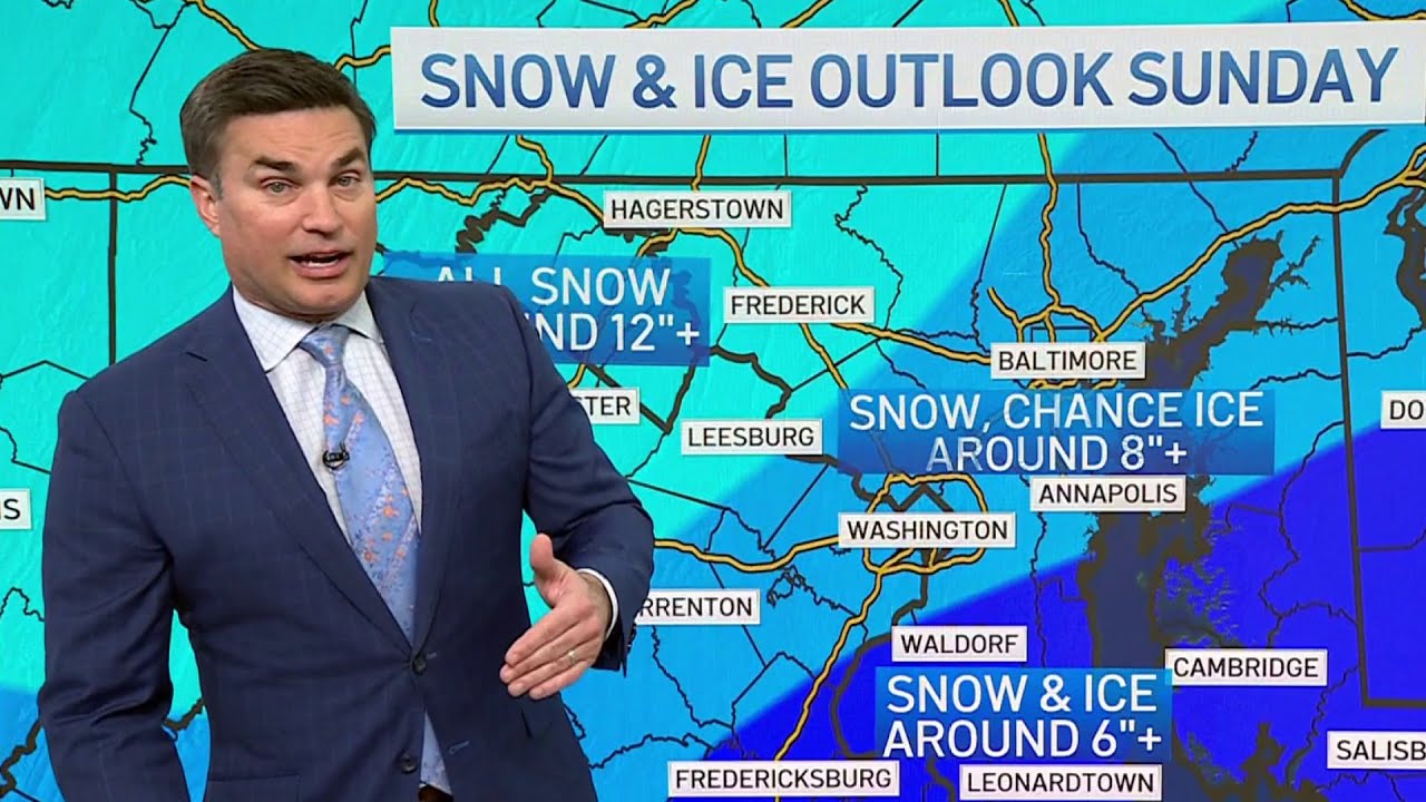 LIVE WEATHER | Tracking Sunday's Storm: How much SNOW in the DC area?