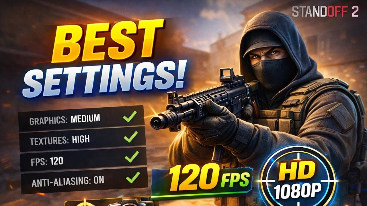 Best Standoff 2 Settings + 120 FPS Gameplay! TDM & Aim Training !