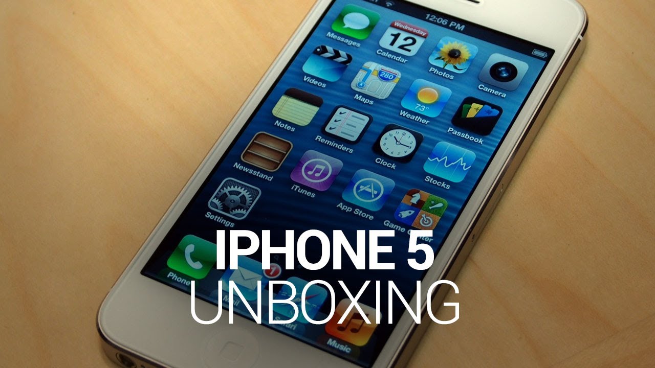 Распаковка iPhone 5!