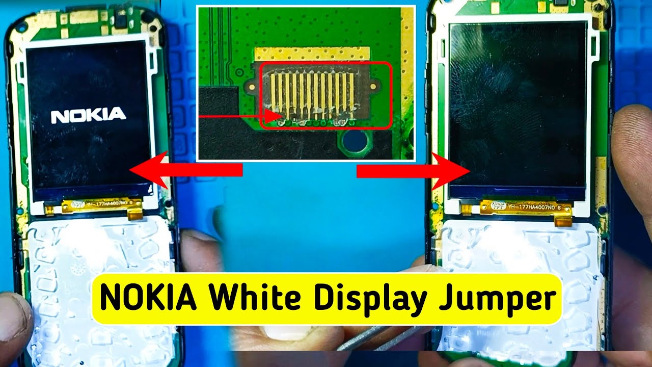 Nokia 130 Ta-1017 | Nokia 130 2017 | Display Ways | Nokia White Lcd Display Jumper Solution