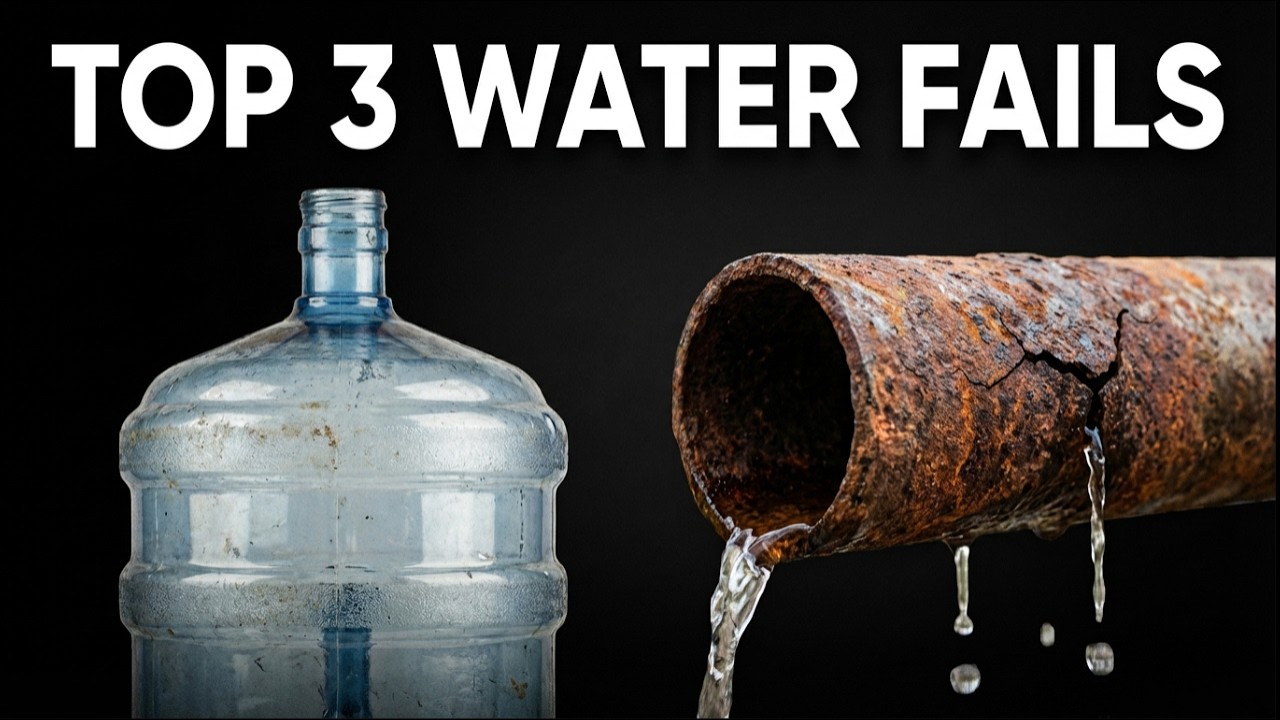 4 Mistakes Preppers Make When Storing Water | Learn Prepping Basics Right