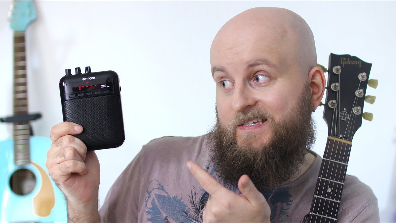 Small But Great? - Ammoon AMP-01 - Portable Guitar Amplifier Review, Demo and Unpack