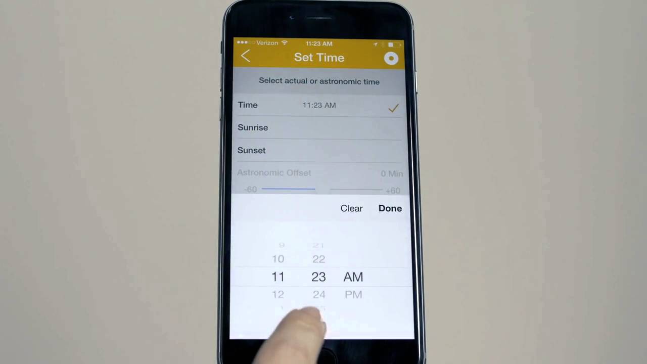 Somfy MyLink Create and Execute Schedules