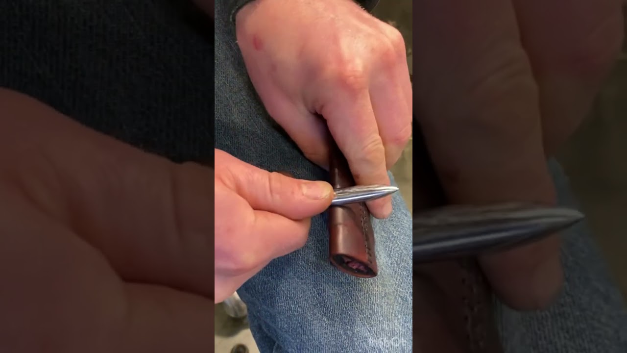 My favorite step in scabbard making: forming. #satisfying