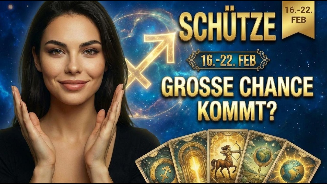 SCHÜTZE ♐ 16.–22. FEB: UNERWARTETER GLÜCKSFALL ändert deine SICHT! 🌟 Chancen, Fügung, Weitsicht
