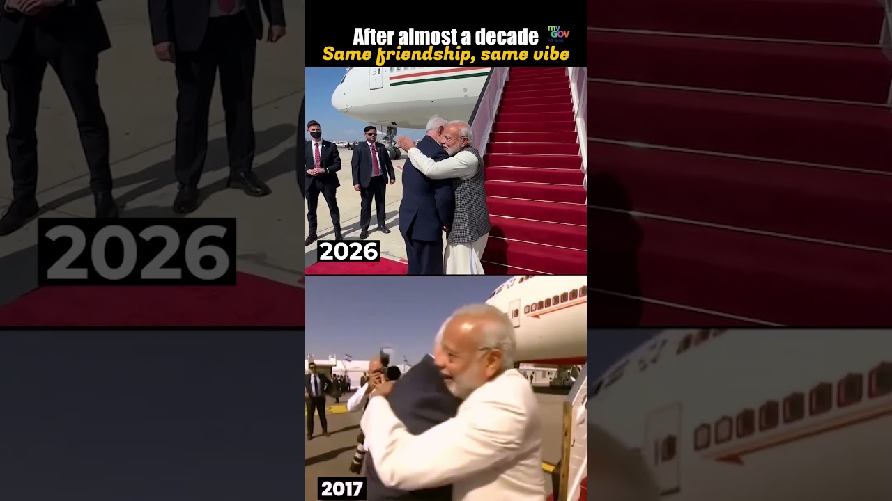 A Decade Later, Stronger Than Ever: PM Modi Reunites with PM Netanyahu in Israel