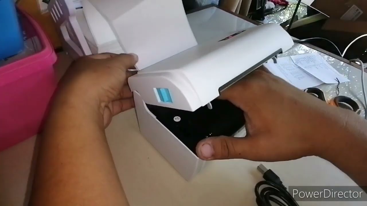 Thermal Label Printer Model: POS-9200-L with bluetooth+USB, unboxing and testing, item from Shopee