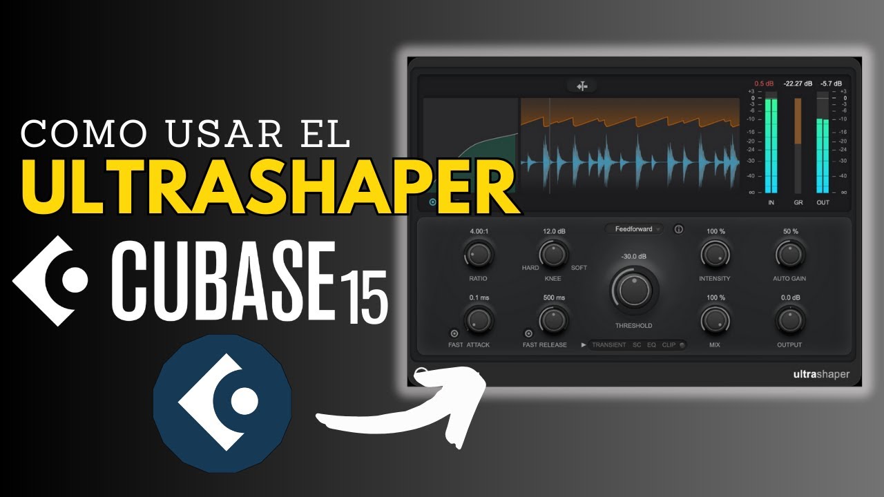 Como Usar el ULTRASHAPER de cubase 15 en el BATERIAS