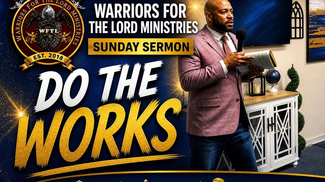 Warriors For The Lord Ministries is live! “Do The Works.” Sunday Sermon.
