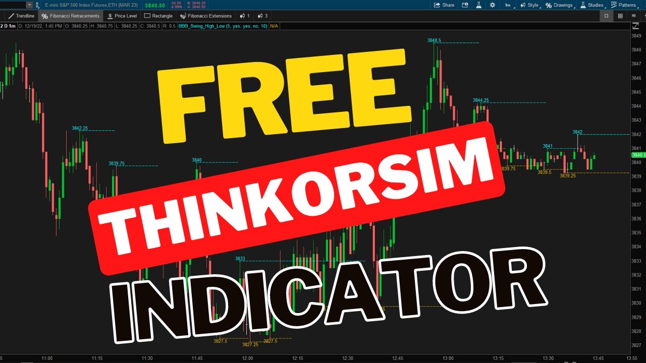 DAY TRADING Thinkorswim Swing High and Swing Low Indicator For FREE