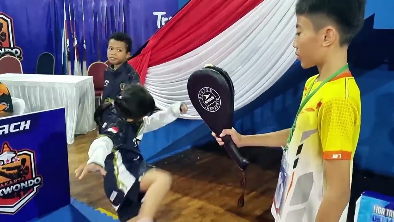 Pertandingan pertamaku di Liga Taekwondo DKI Jakarta 12 - 2026