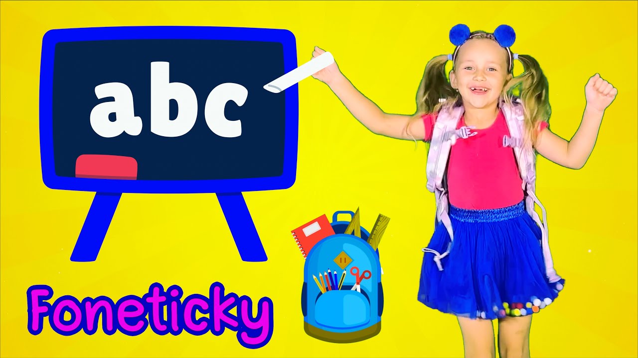 ABECEDA pro Děti | Učíme se Písmenka Foneticky a Zábavně | Školní Pomůcky | Dětské Vzdělávací Video