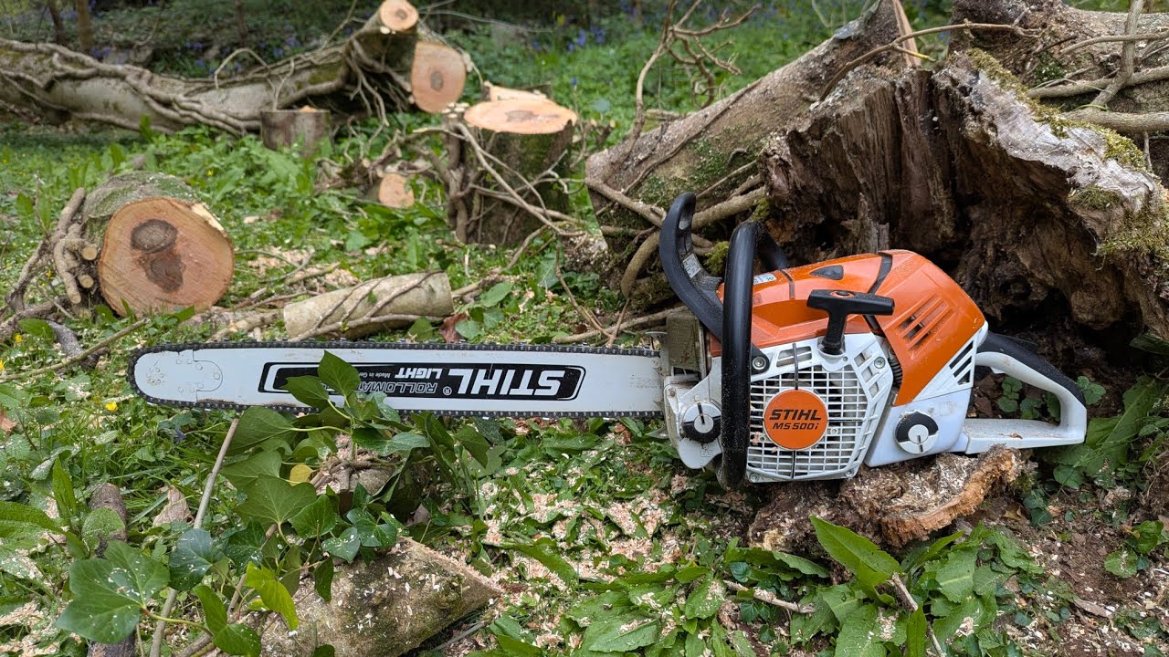 Crazy Piped Stihl 500i in the wood! Egan Performance Straight shot and Filter review