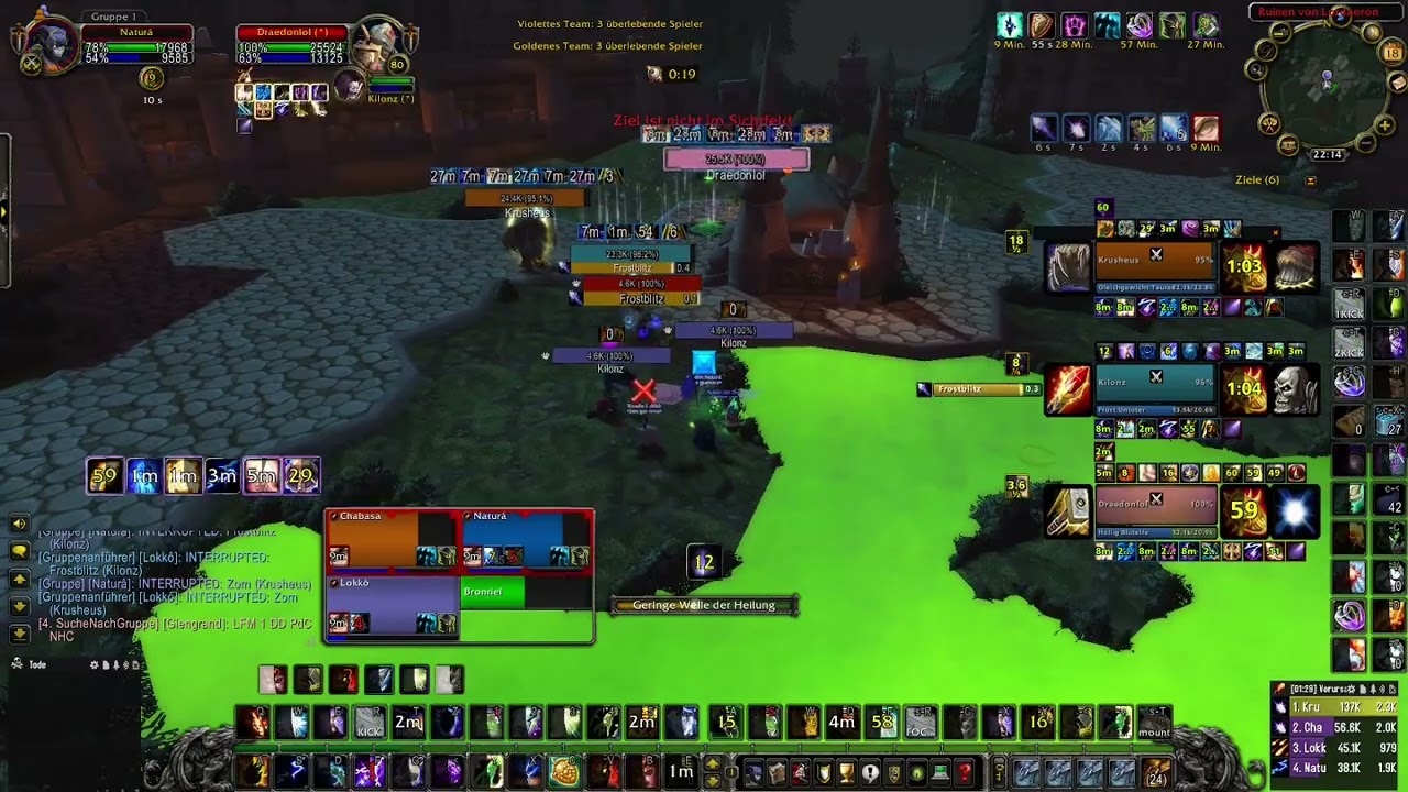 Triple dps 3v3 wotlk Arena Season 7 : Destro & Ele & Boomkin