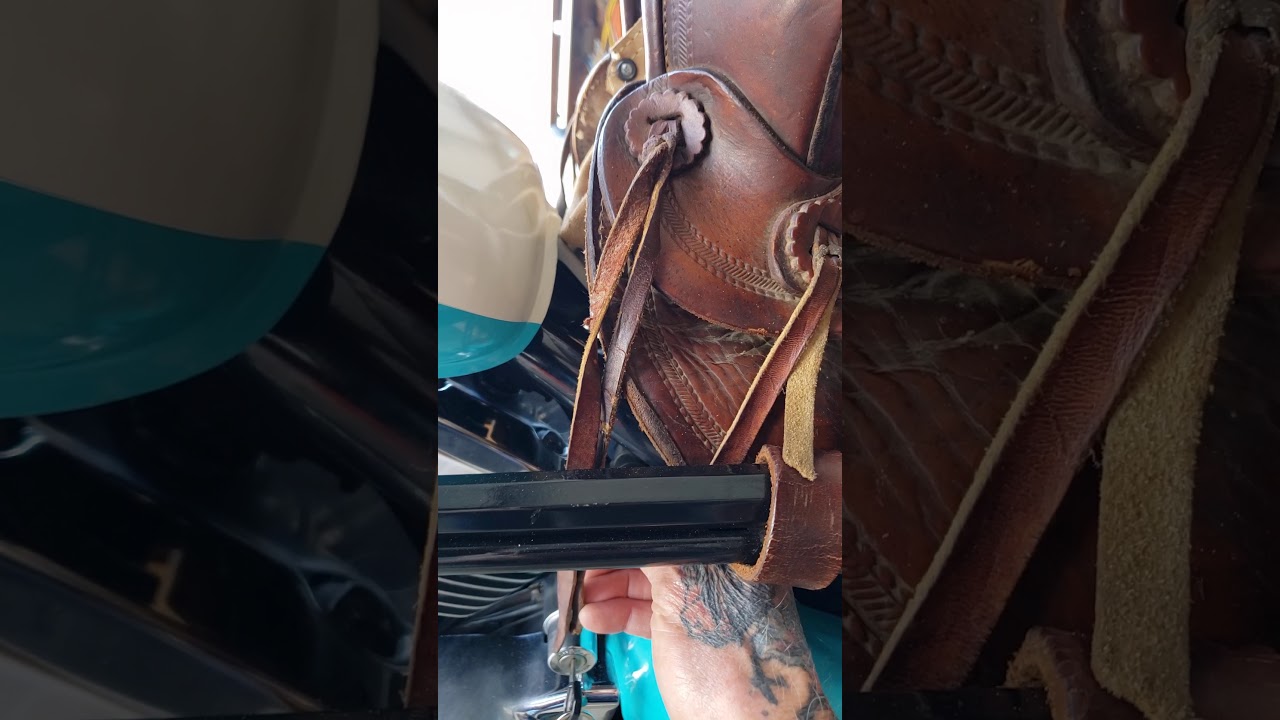 My 2002 Vulcan Drifter 800 Indian The cowboy bike Saddle & Guns Pistols Kawasaki