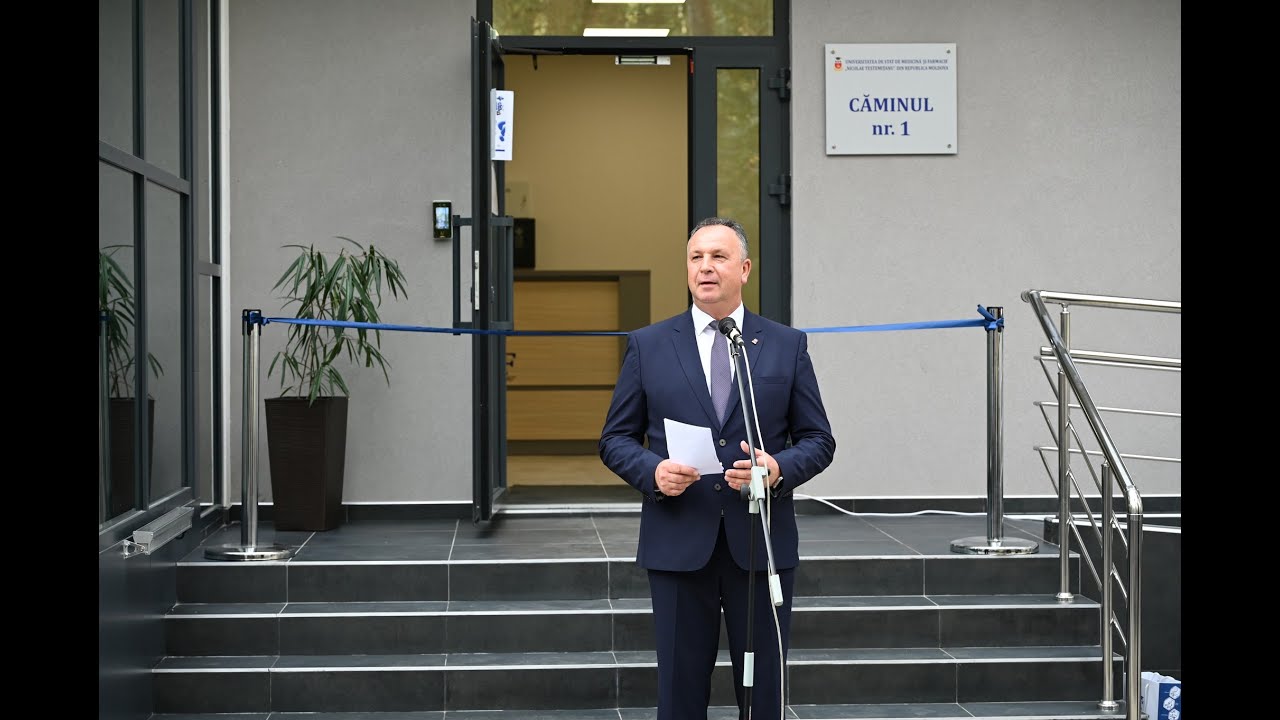 USMF „Nicolae Testemițanu” a redeschis Căminul nr. 1, după reconstrucție capitală