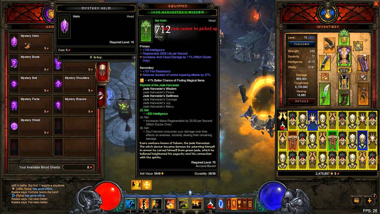 diablo 3 ros mask of jeram kadala 1000bs