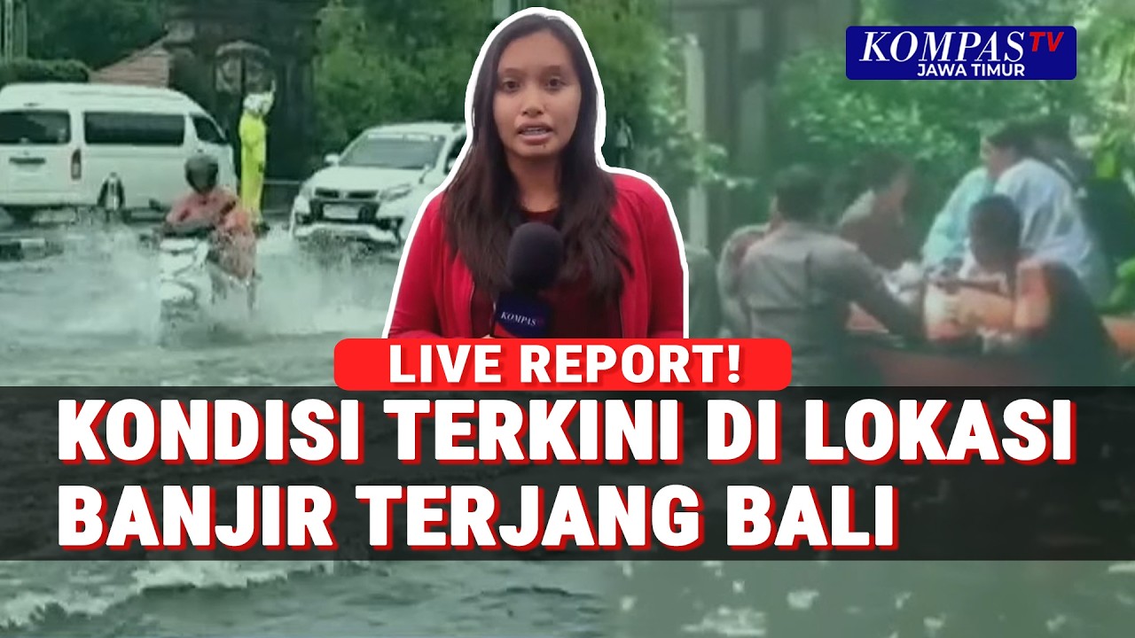 Hujan Lebat Picu Banjir di Bali, Proses Evakuasi Warga dan Turis Berlangsung