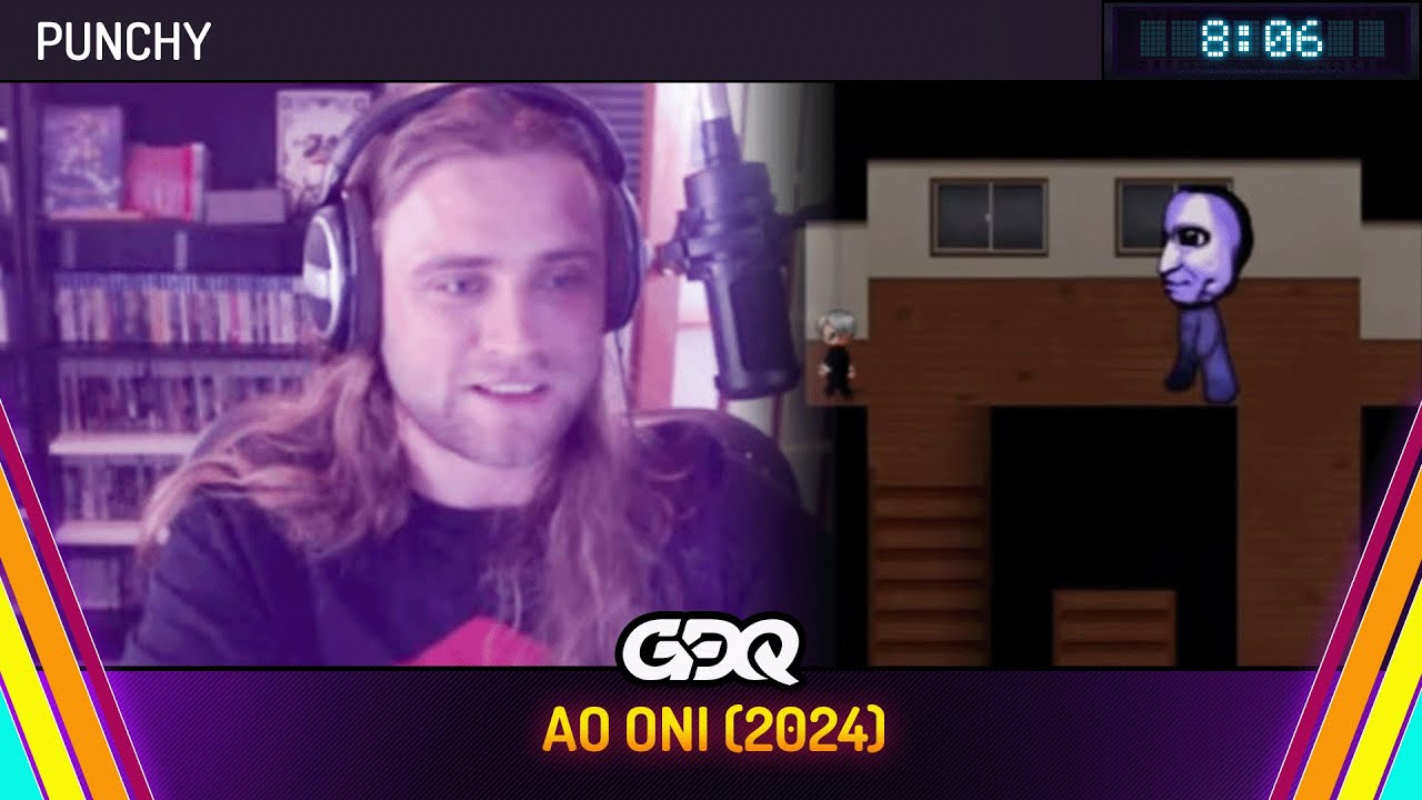 Ao Oni (2024) by Punchy in 8:06 - Summer Games Done Quick 2025
