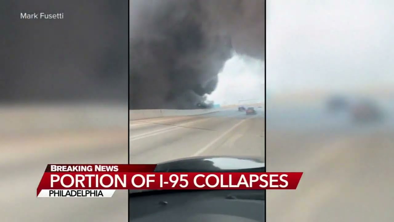Portion of I-95 to be closed for 'months' after fire, collapse in Philadelphia: Officials
