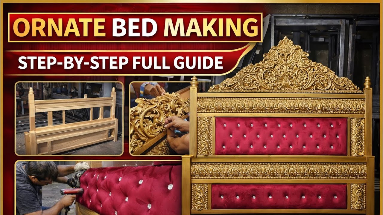HOW TO MAKE A STEEL BED STEP BY STEP | COMPLETE BUILD PROCESS