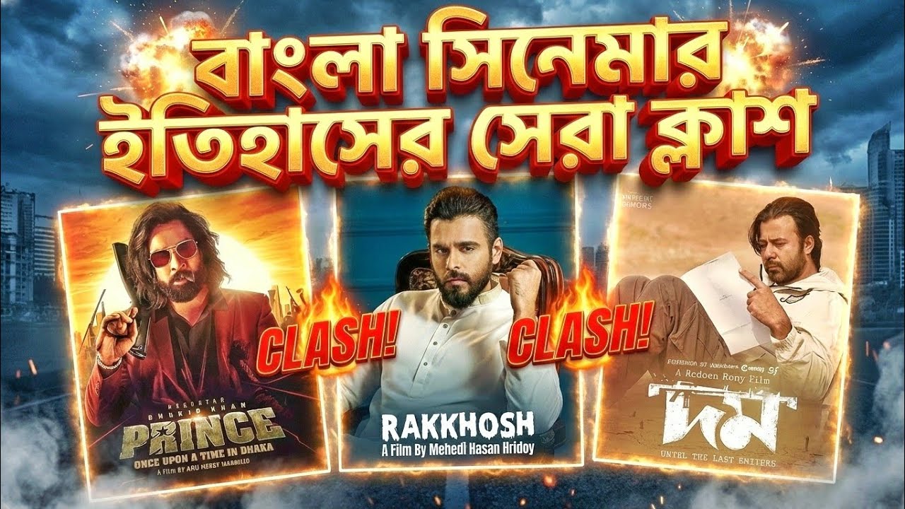 শাকিব VS সিয়াম VS নিশো ! কে জিতবে এই ঈদে। @MovieNoTe-short #shakibkhan #siam #afrannisho 