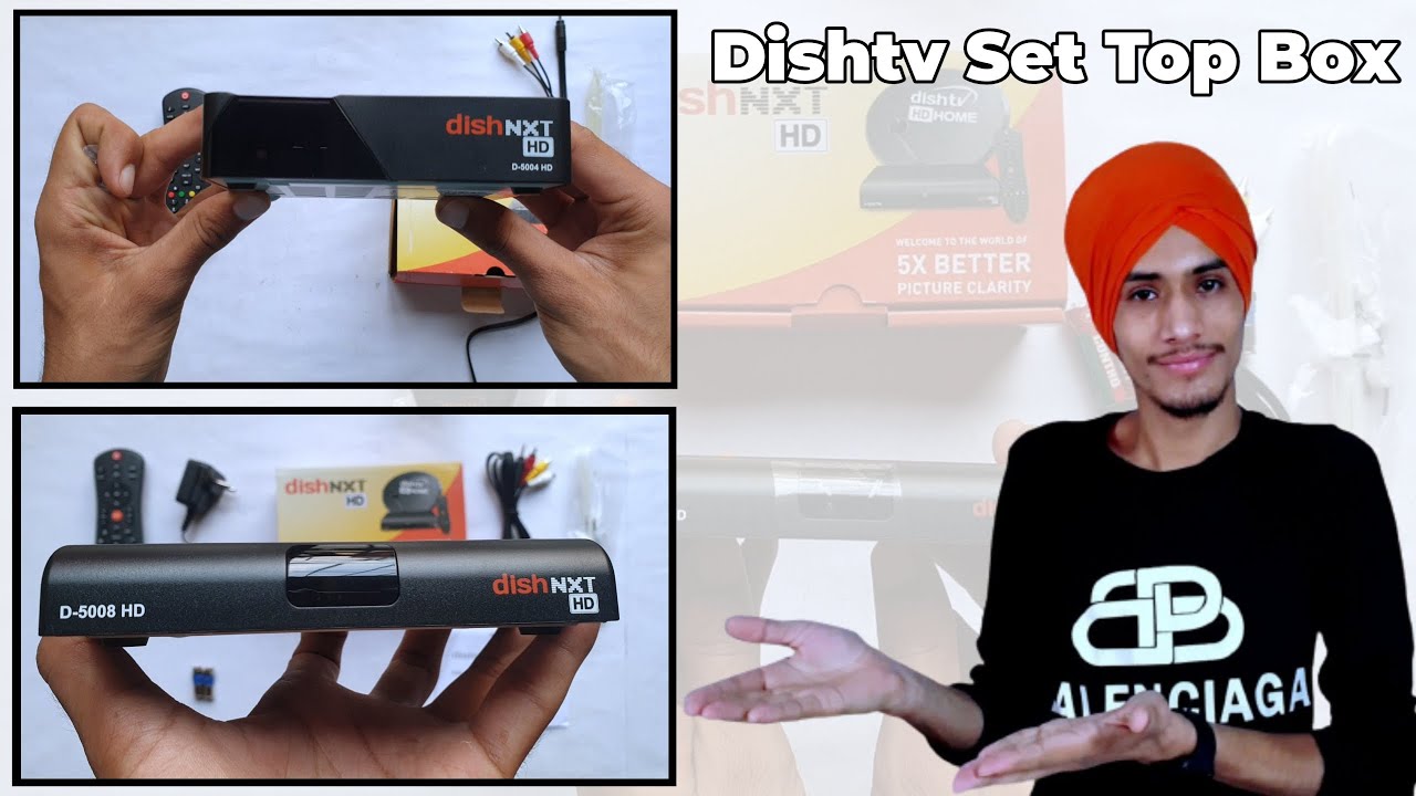 Unboxing New dish nxt d5008 hd vs dish nxt d5004 hd || dish tv hd set top box
