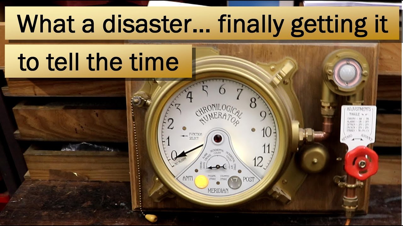 Six years on and it's finally going to tell the time