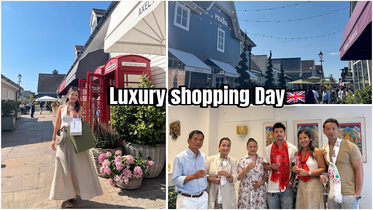 Got Royal treatment from our Bajai in Uk😍 Shopping in Bicester Village🇬🇧 #bicestervillage #traveluk 