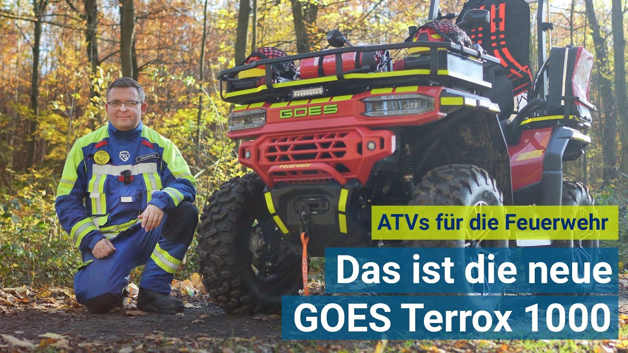 ATV für die Feuerwehr?! Die GOES TERROX 1000 Fire & Rescue Edition 🔥🚒