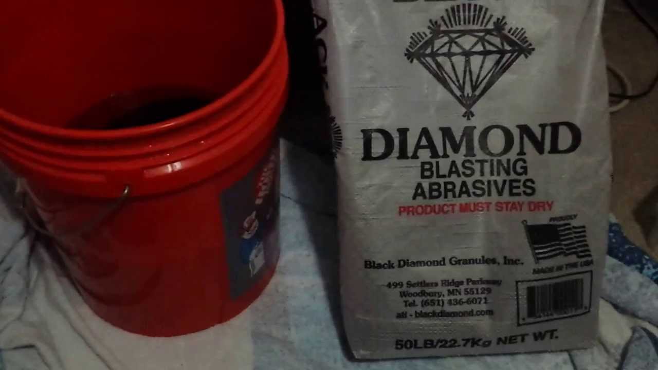 Black Diamond Blasting sand.