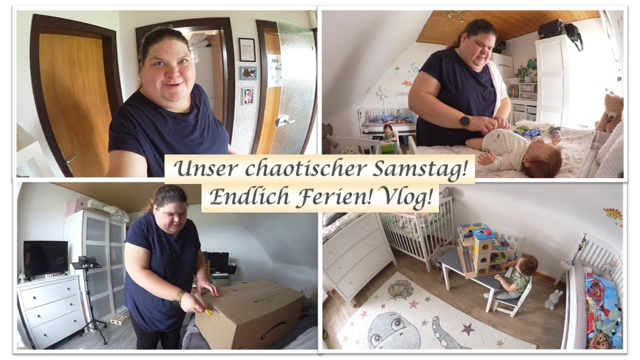 Endlich Ferien! ||Unser chaotischer Samstag! ||Vlog! || Reborn Baby Deutsch || Little Reborn Nursery