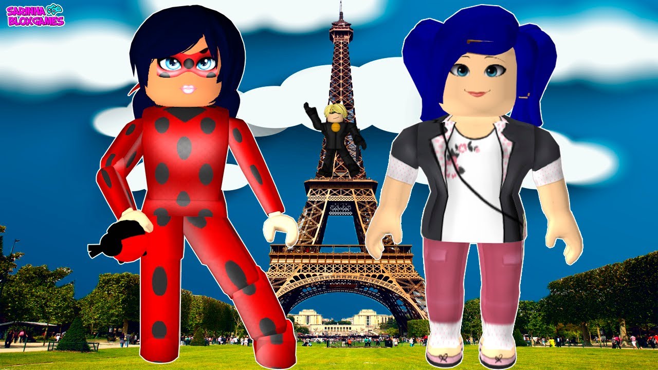 Roblox- VIREI A LUDYBUG! MUNDO MIRÁCULOUS (Miraculous Roleplay)