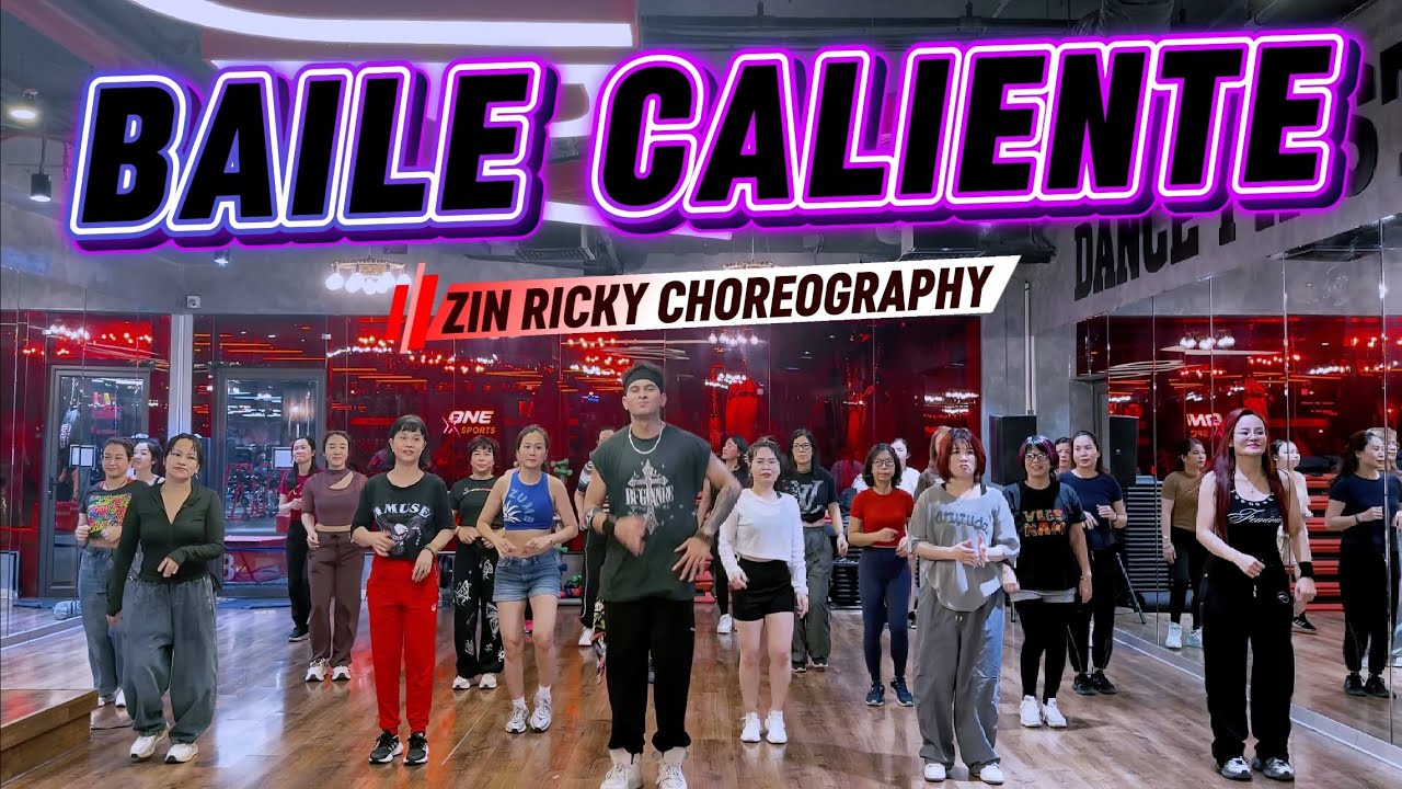 BAILE CALIENTE 🔥 Zumba Choreography | ZIN Ricky | High Energy Latin Dance Fitness