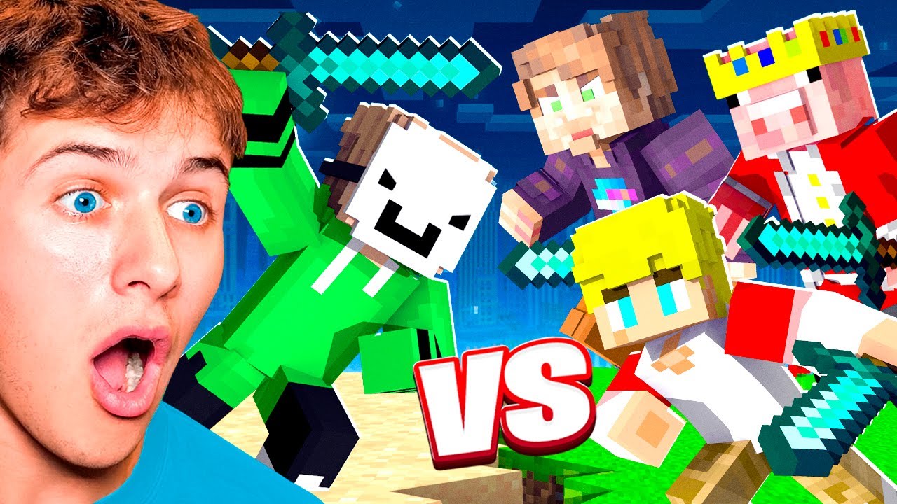БИТВА МЕЧТЫ против ВСЕХ в Minecraft! (Полный бой)