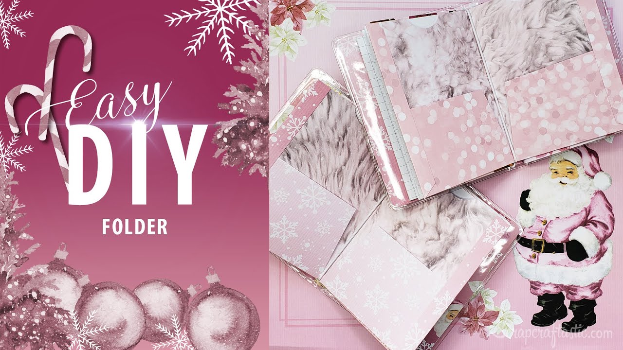 EASY Christmas and Holiday DIY Traveler's Notebook Folder | Part 3