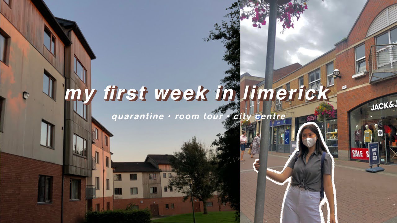 my first week in limerick // iisma in ireland // quarantine • room tour • city centre