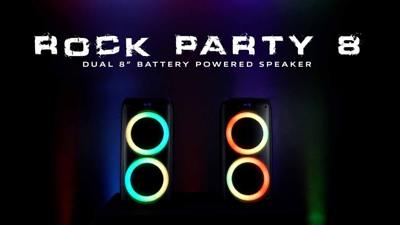 The Rockville ROCK PARTY 8 Dual 8