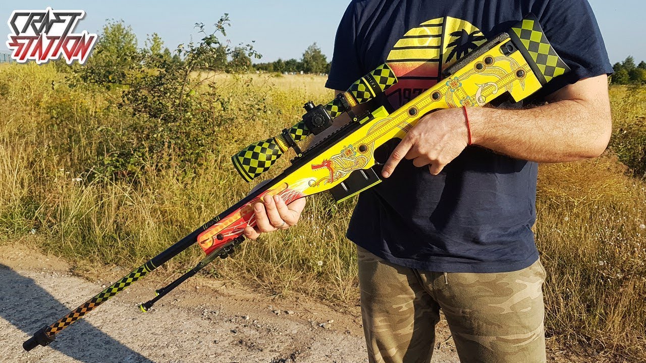 КАК СДЕЛАТЬ AWP DRAGON LORE В РЕАЛЬНОЙ ЖИЗНИ  (CS:GO/DIY)