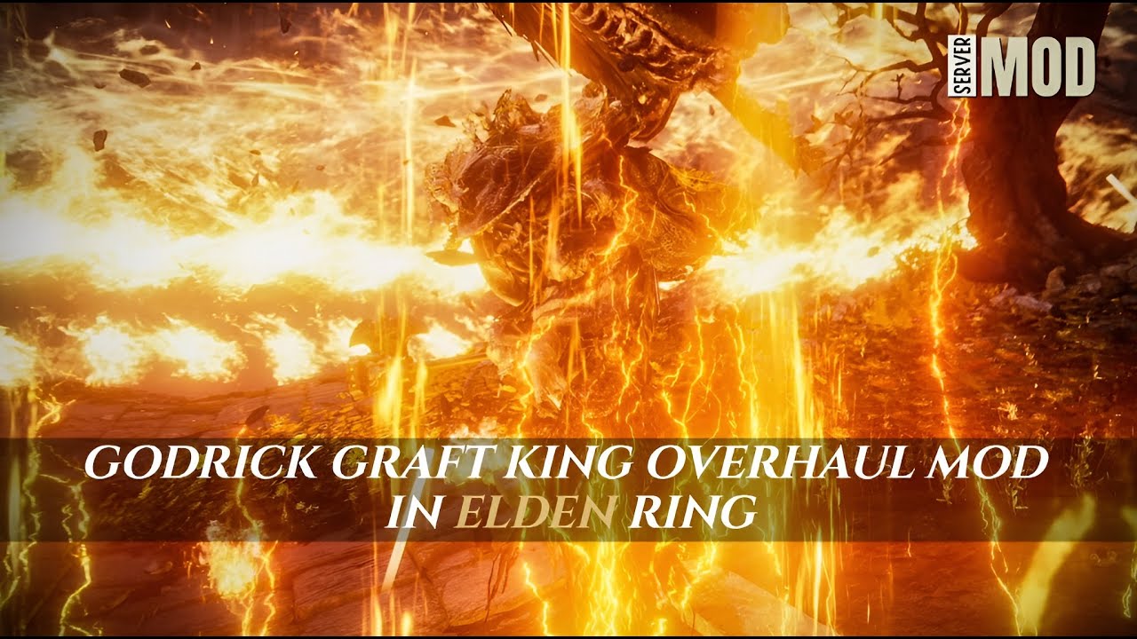 BEST GODRICK OVERHAUL MOD in ELDEN RING | Godrick The Graft King Overhaul Mod (1.4) | Elden Ring