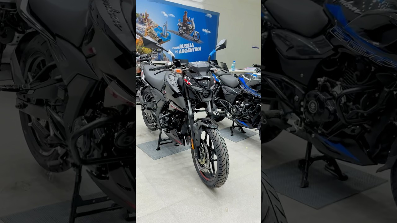 2025 New Bajaj Pulsar N160 Single Seat Model Brooklyn Black Colour ❤️🤩💎🔥