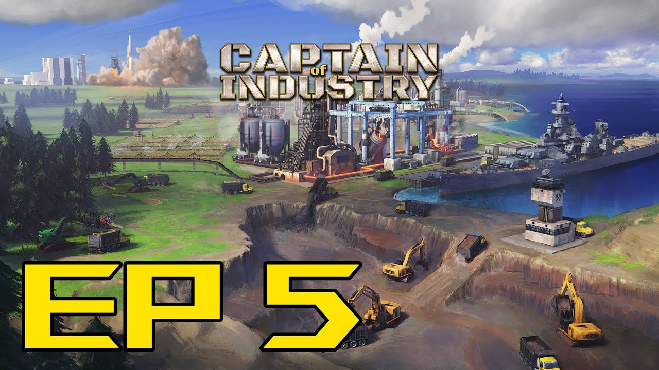 Captain of Industry - Automatizando e organizando - EP 05 PTBR