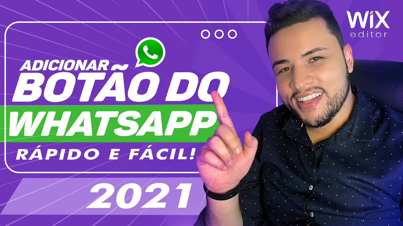 Como Colocar o Botão do WhatsApp no Site Wix + Ícones Personalizados