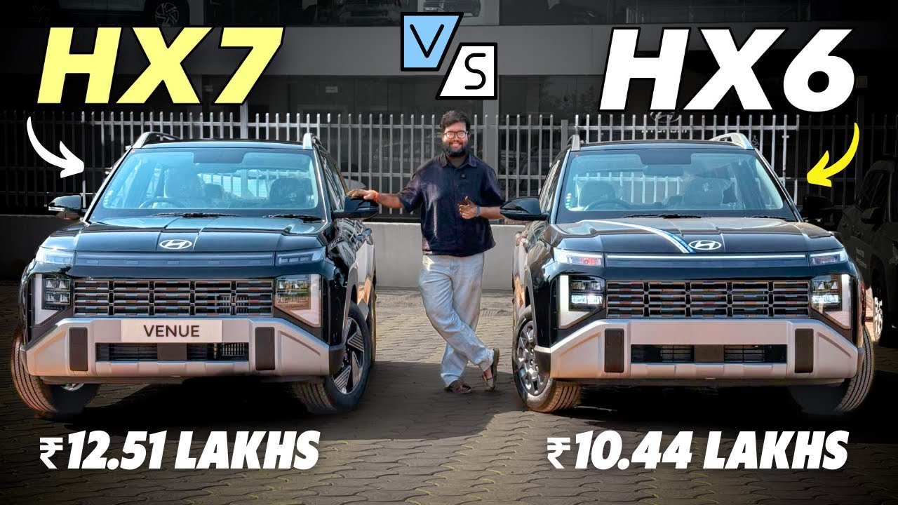 New 2025 Hyundai Venue HX6 vs Venue HX7 🔥 - Which one should you buy?  ✅