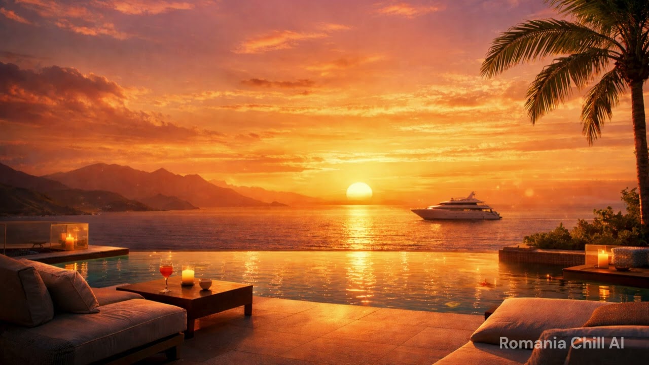 Luxury Sunset Lounge Deep House - Soulful Ambient Vibes - Relaxing Background Music 1 Hour