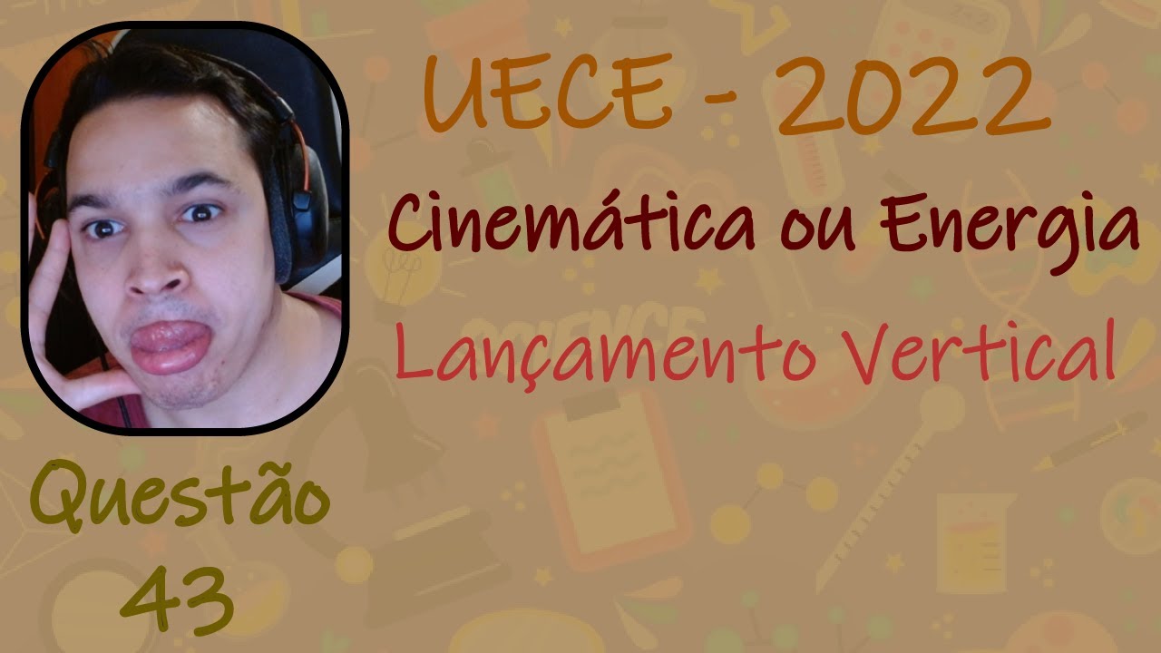 UECE 2022 - Um estudante de Física realiza um experimento no alto de um prédio de modo a determinar