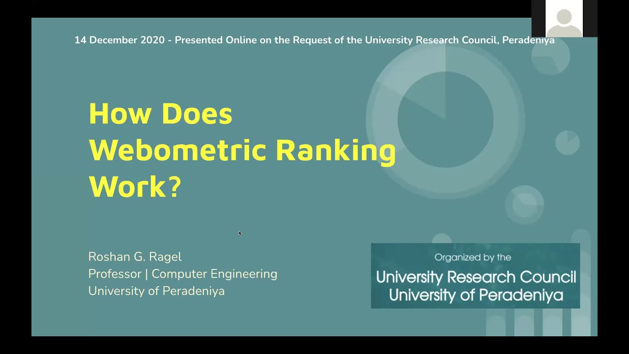 Webometrics Ranking of Universities
