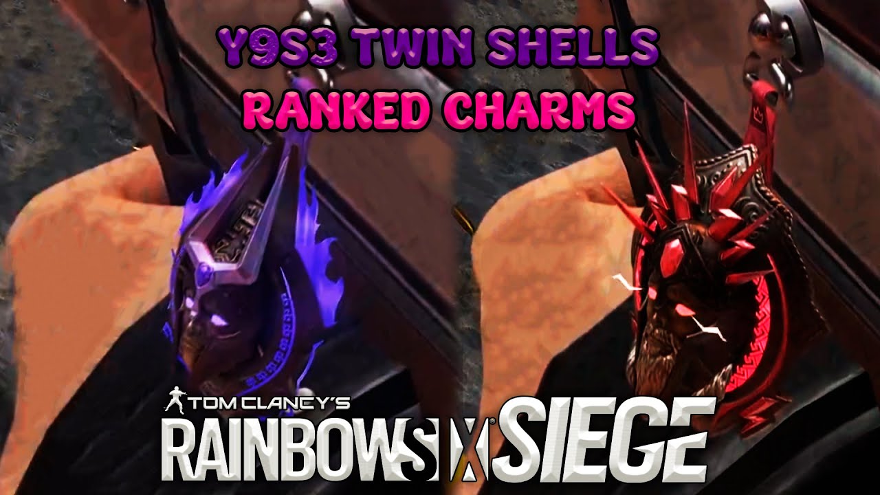 Y9S3 TWIN SHELLS RANKED CHARMS  - Champion ANIMATION - Rainbow 6 Siege